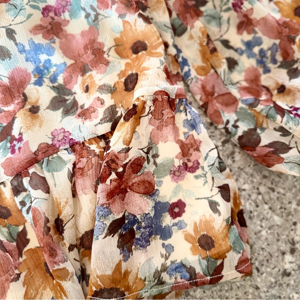 Bonnie Jean Floral Kids Dress - Multicolor - Picture 9 of 11